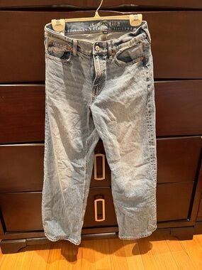 American Eagle Outfitters Men's Light Wash Relaxed Jeans